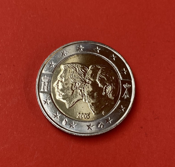 2 Euro Gedenkmünze Belgien 2005 ökonomische Union